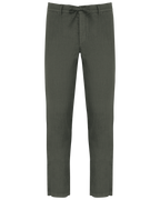 Leinenhose in Washed Organic Khaki