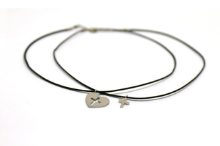 Thankgoods Freundschaft-Schmuckset Kreis/Kreuz für 2 Menschen die Ihre Liebe auf eine ganz besondere Art teilen möchten!