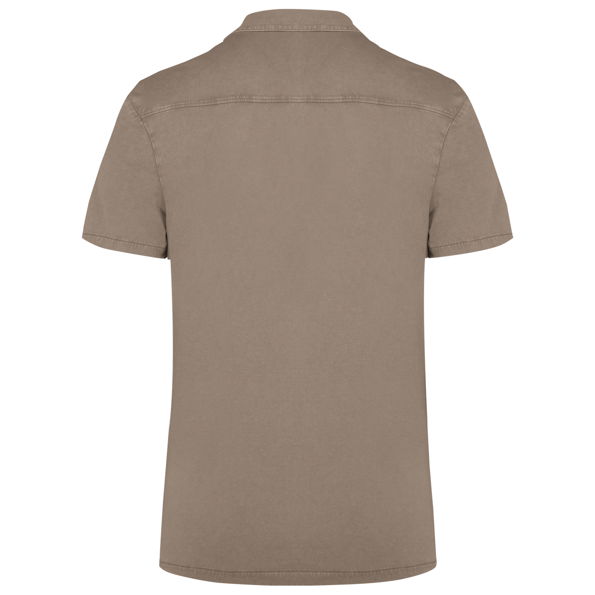Jersey-Hemd mit Bowlingkragen – originale Produktansicht
