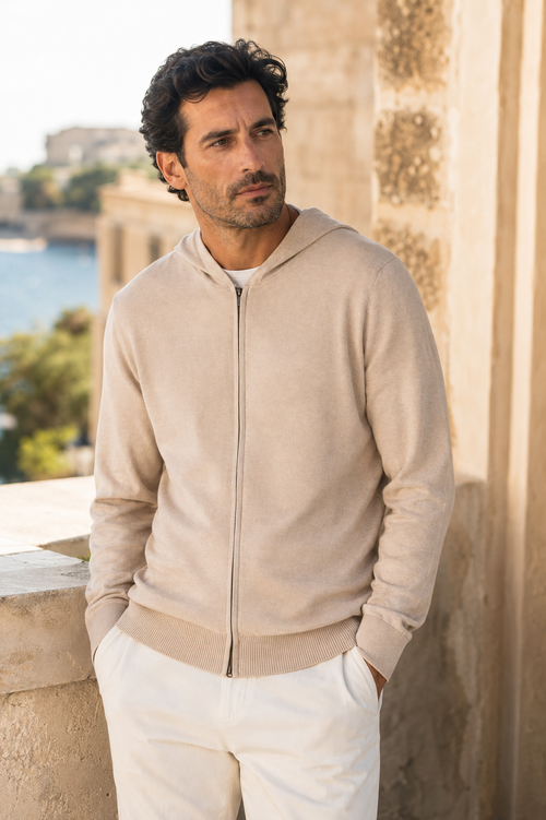 Hoodie aus Lyocell und Bio-Baumwolle – MIRESSARO Lifestyle